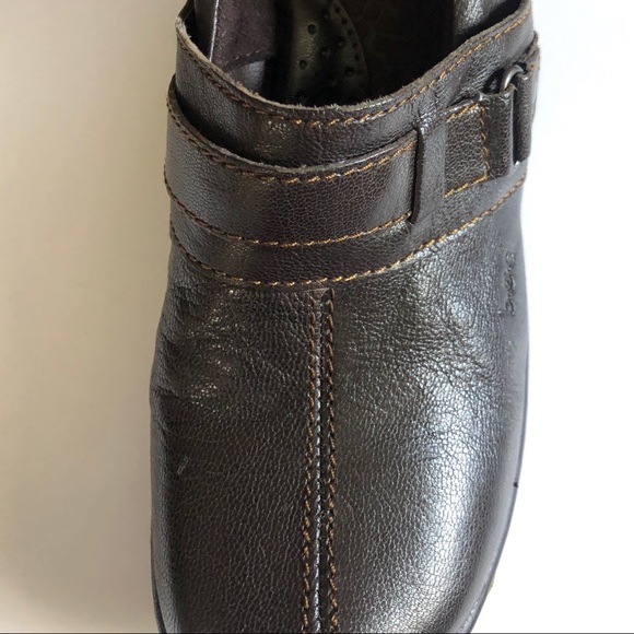 🆕 [B.O.C.] Brown Leather Clogs Sz: 8 - Picture 4 of 5